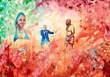Original Realism Pop Culture/Celebrity Paintings by Marco Cipolla