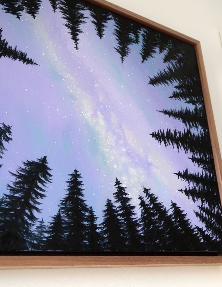 Original Realism Outer Space Painting by Jessica Purser