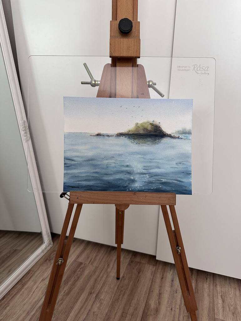 Original Realism Seascape Painting by Olena Anopriienko