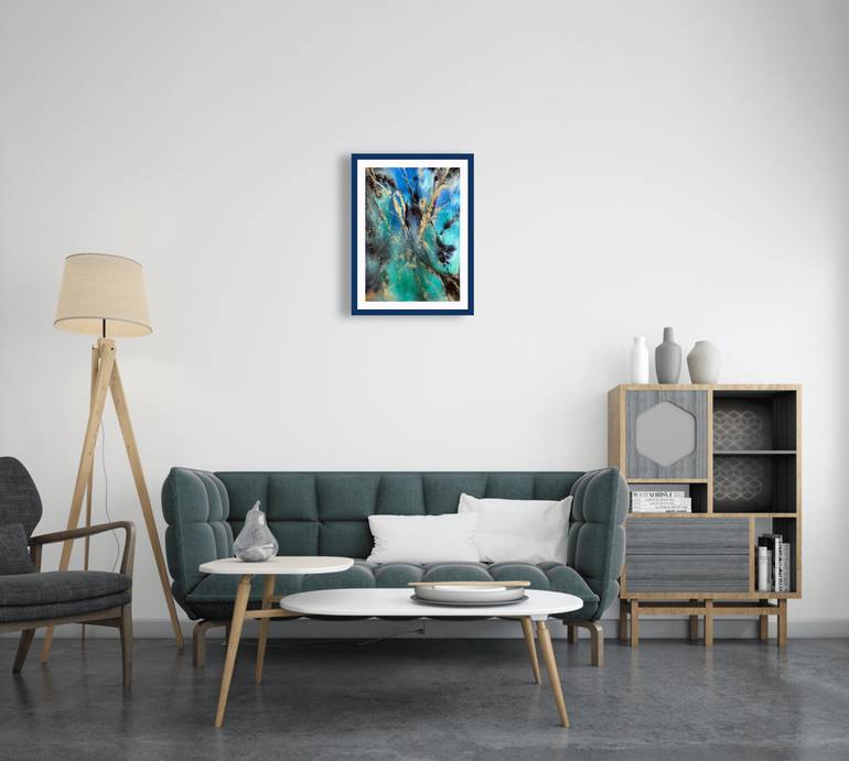 Original Abstract Expressionism Abstract Painting by Olena Anopriienko