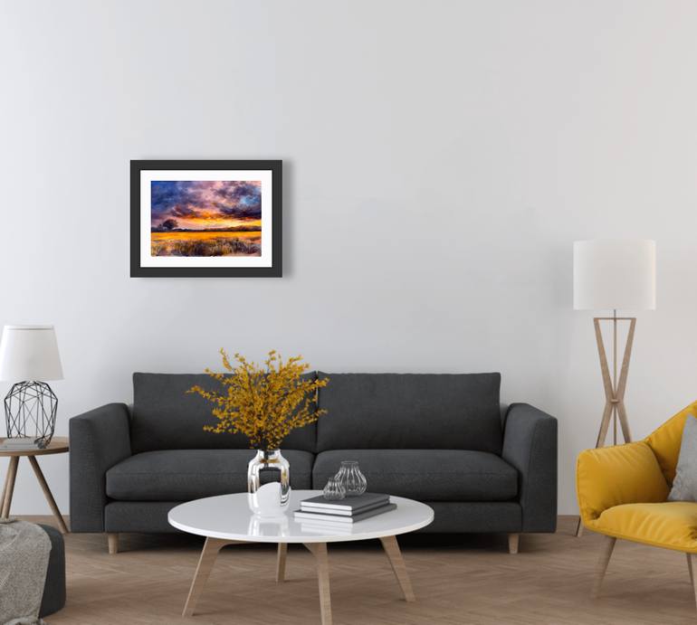 Original Classicism Landscape Painting by Olena Anopriienko