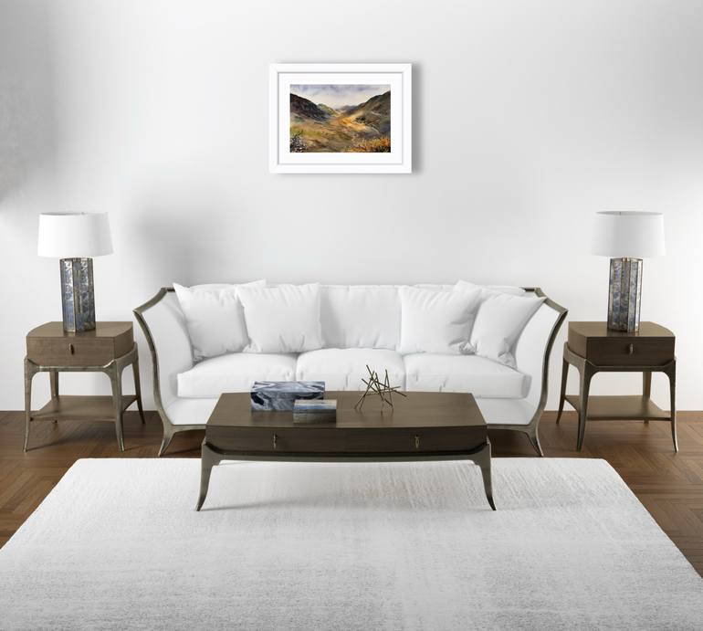 Original Classicism Landscape Painting by Olena Anopriienko