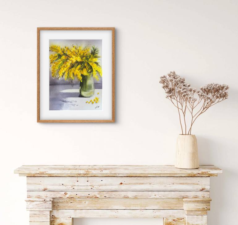 Original Contemporary Floral Painting by Olena Anopriienko