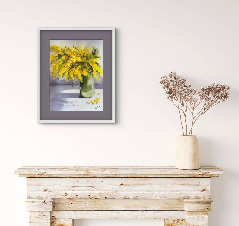 Original Contemporary Floral Painting by Olena Anopriienko