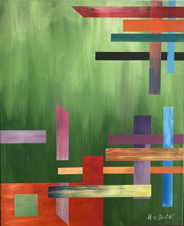 Original Abstract Paintings by Robert Daniel