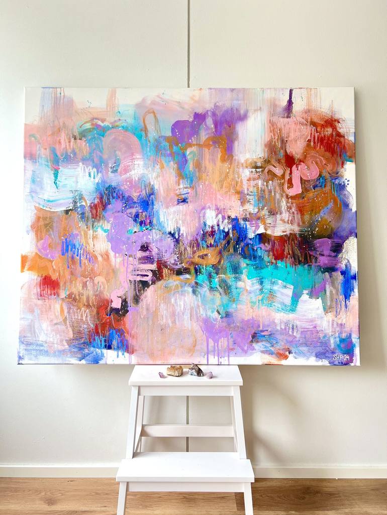 Original Abstract Painting by Susanna Poméll