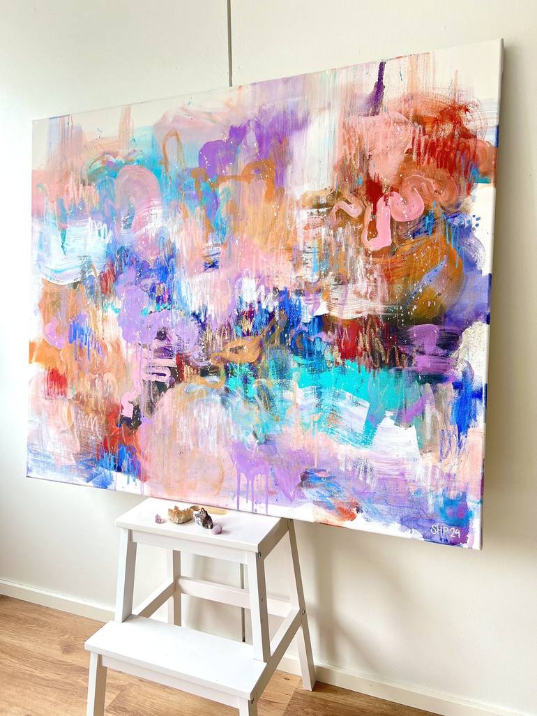 Original Abstract Painting by Susanna Poméll