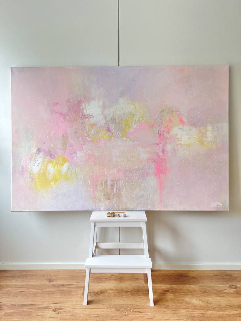Original Abstract Expressionism Abstract Painting by Susanna Poméll