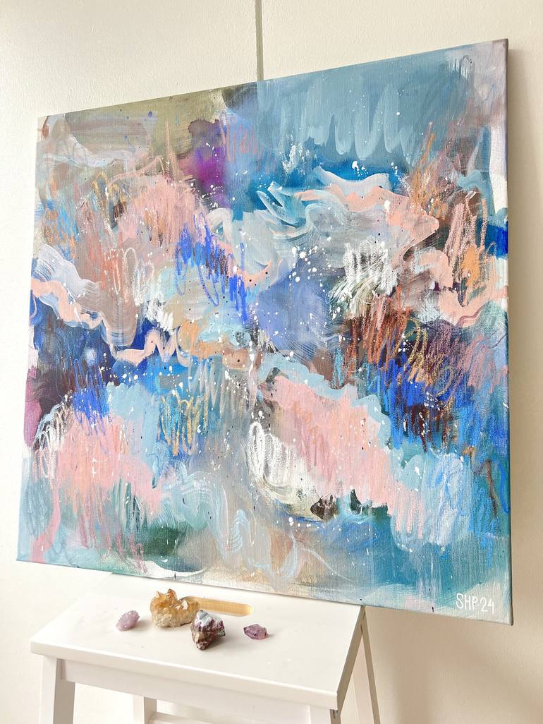 Original Abstract Expressionism Abstract Painting by Susanna Poméll