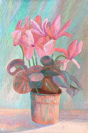 Original Impressionism Floral Paintings by Natalia Babotenko