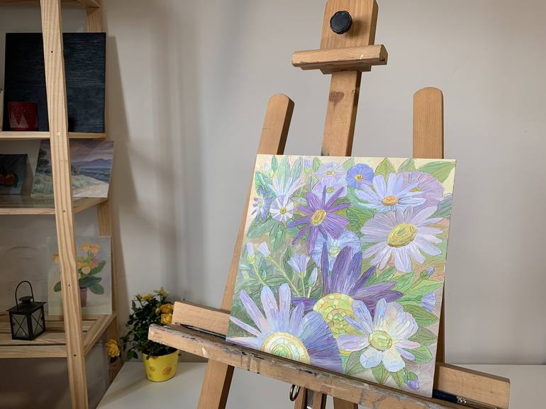 Original Floral Painting by Natalia Babotenko