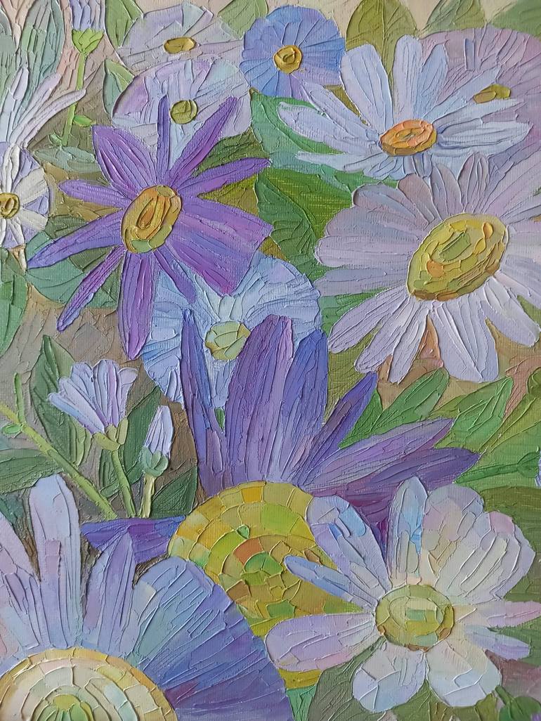 Original Floral Painting by Natalia Babotenko