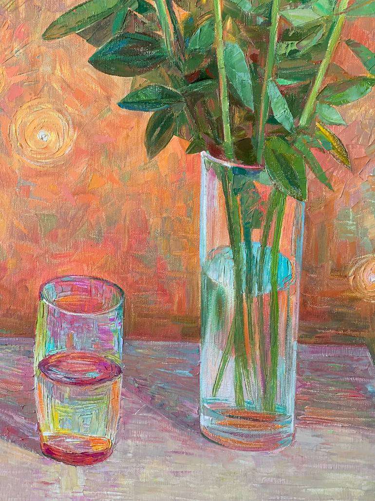 Original Impressionism Still Life Painting by Natalia Babotenko