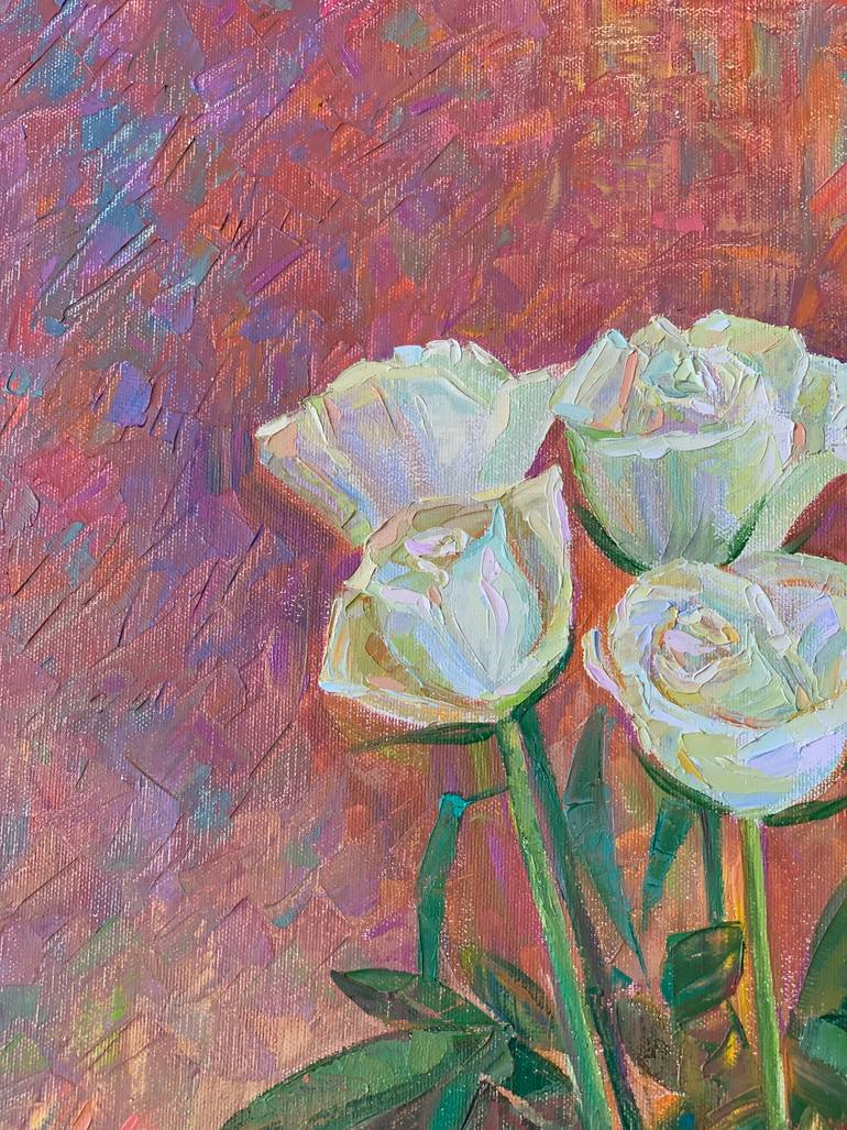 Original Impressionism Still Life Painting by Natalia Babotenko