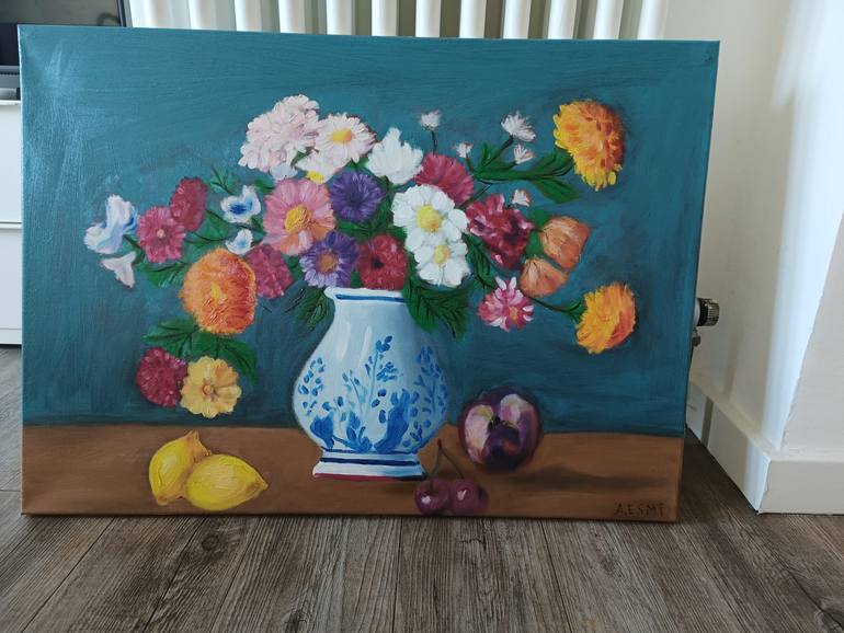 Original Impressionism Nature Painting by Esmira Abbasova