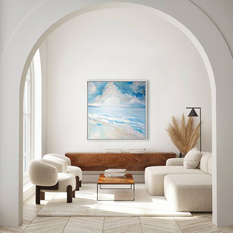 Original Abstract Expressionism Seascape Painting by Felicity Souter