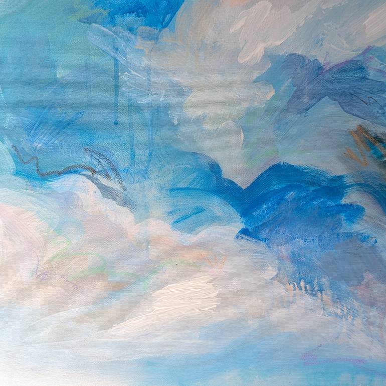 Original Abstract Expressionism Seascape Painting by Felicity Souter