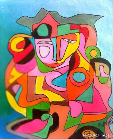 Original Abstract Painting by Luis Araujo