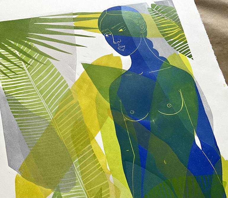 Original Nude Printmaking by Alison Headley