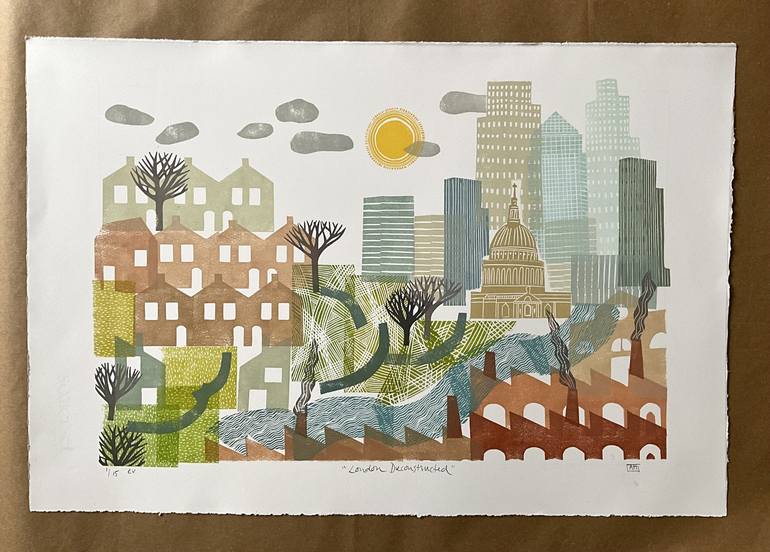 Original Cities Printmaking by Alison Headley