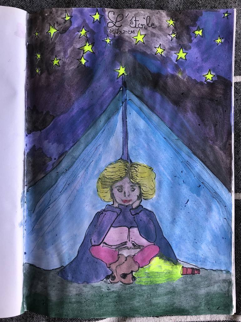 Original Illustration Children Painting by Sarah Soilihi