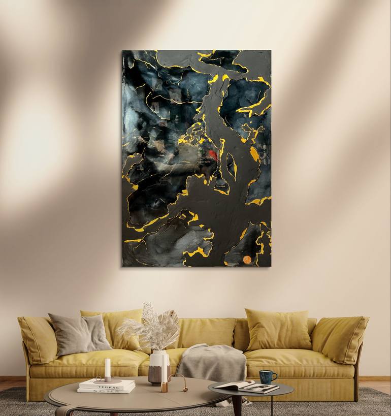 Original Conceptual Abstract Painting by Amy Mirea