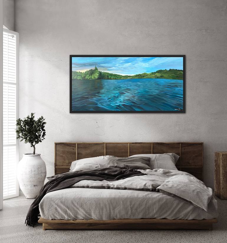 Original Impressionism Landscape Painting by Violetta Radzilevych