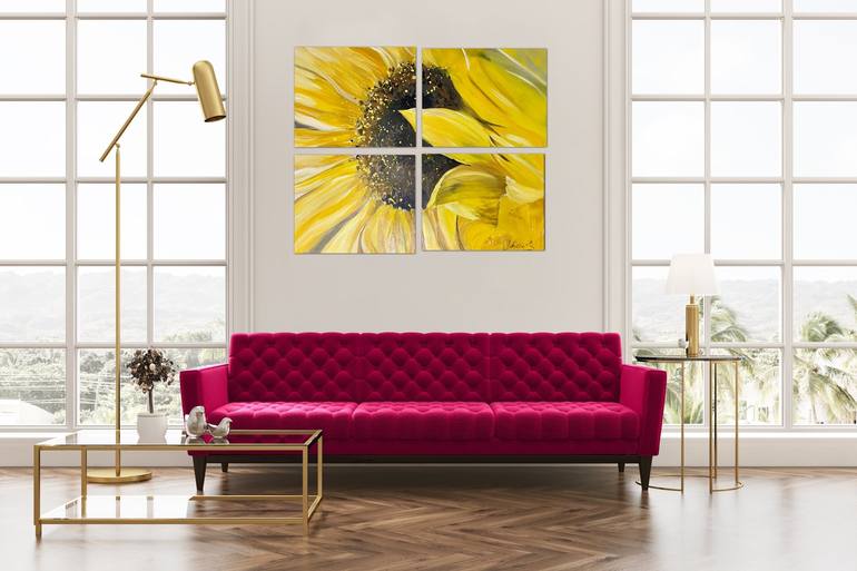 Original Floral Painting by Violetta Radzilevych