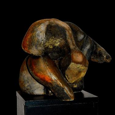 Original Abstract Expressionism Women Sculpture by Raquel Chomer