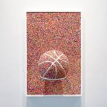 Candy Basketball wall sculpture by Peppy Colours