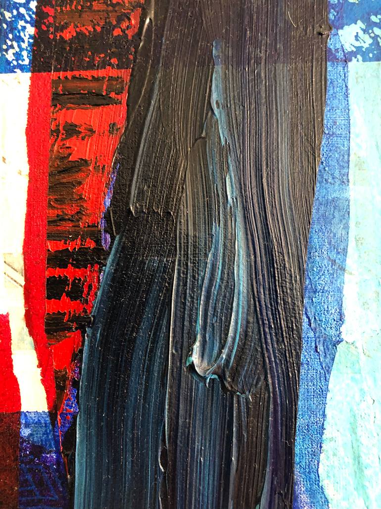Original Conceptual Abstract Mixed Media by Fernanda Andrade