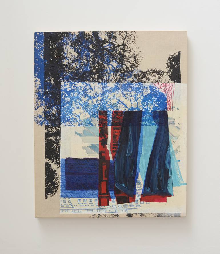 Original Conceptual Abstract Mixed Media by Fernanda Andrade