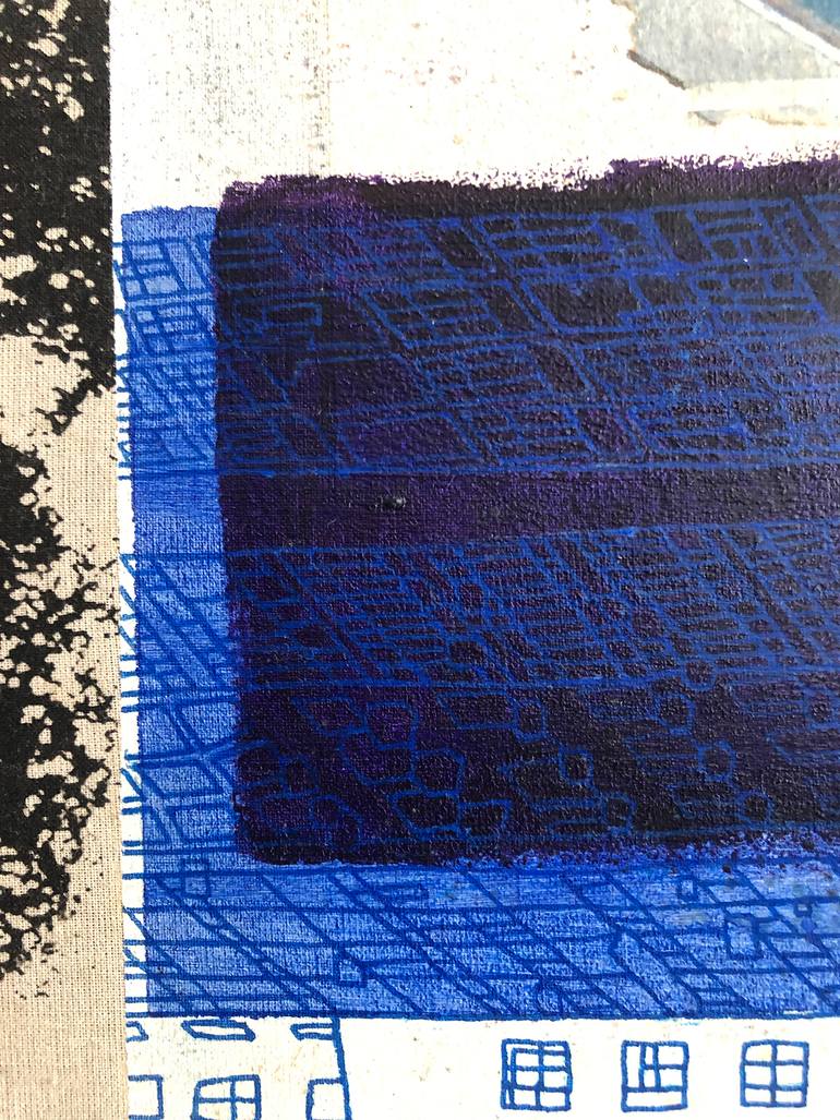 Original Conceptual Abstract Mixed Media by Fernanda Andrade