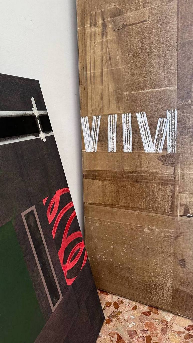 Original Abstract Expressionism Abstract Painting by Pashka Andriychuk