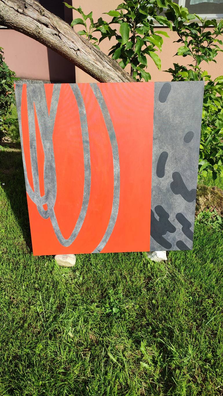Original Abstract Expressionism Abstract Painting by Pashka Andriychuk