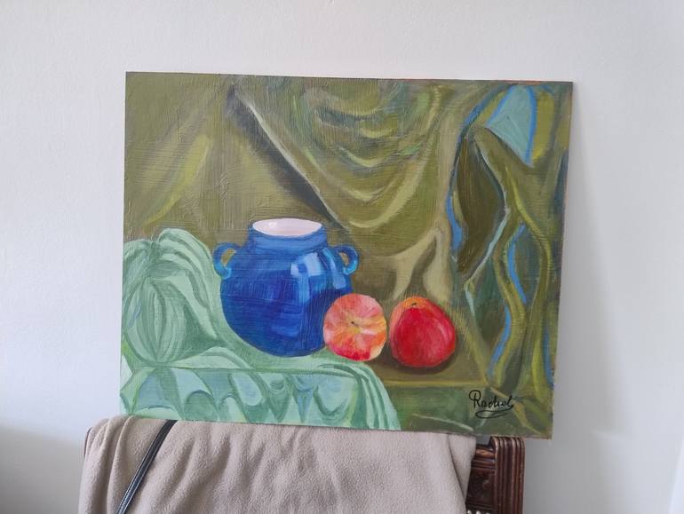 Original Classicism Still Life Painting by Rachel Odier