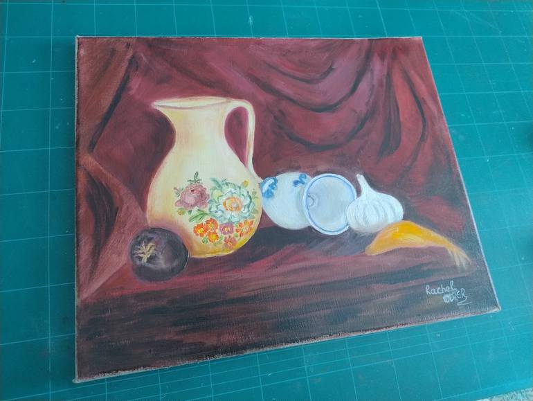 Original Classicism Still Life Painting by Rachel Odier