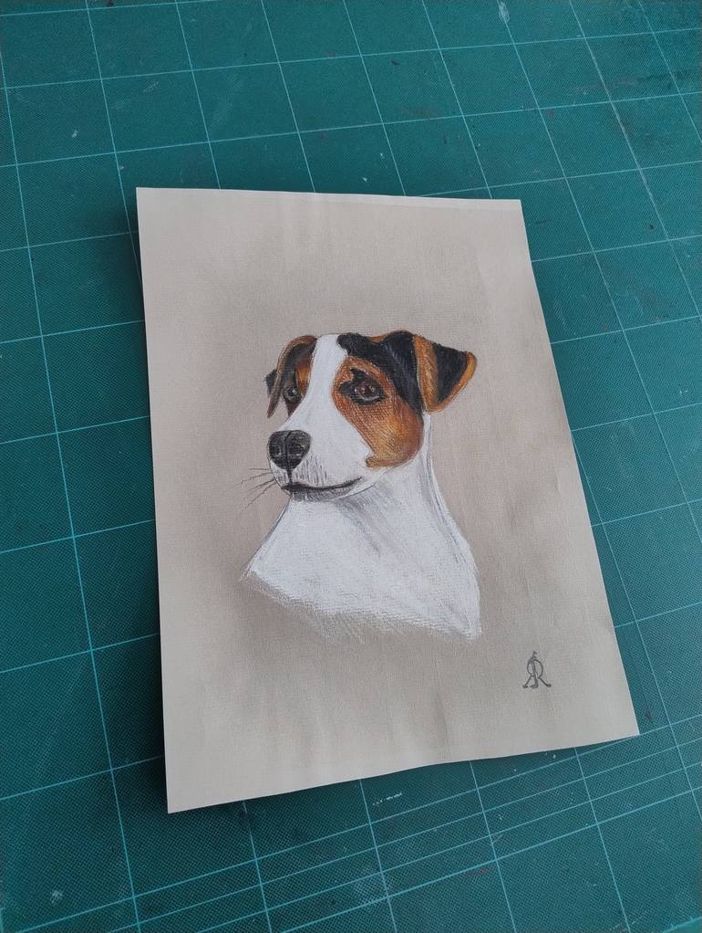 Original Portraiture Animal Painting by Rachel Odier