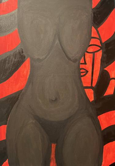 Original Expressionism Body Paintings by Bolarinwa Olabisi