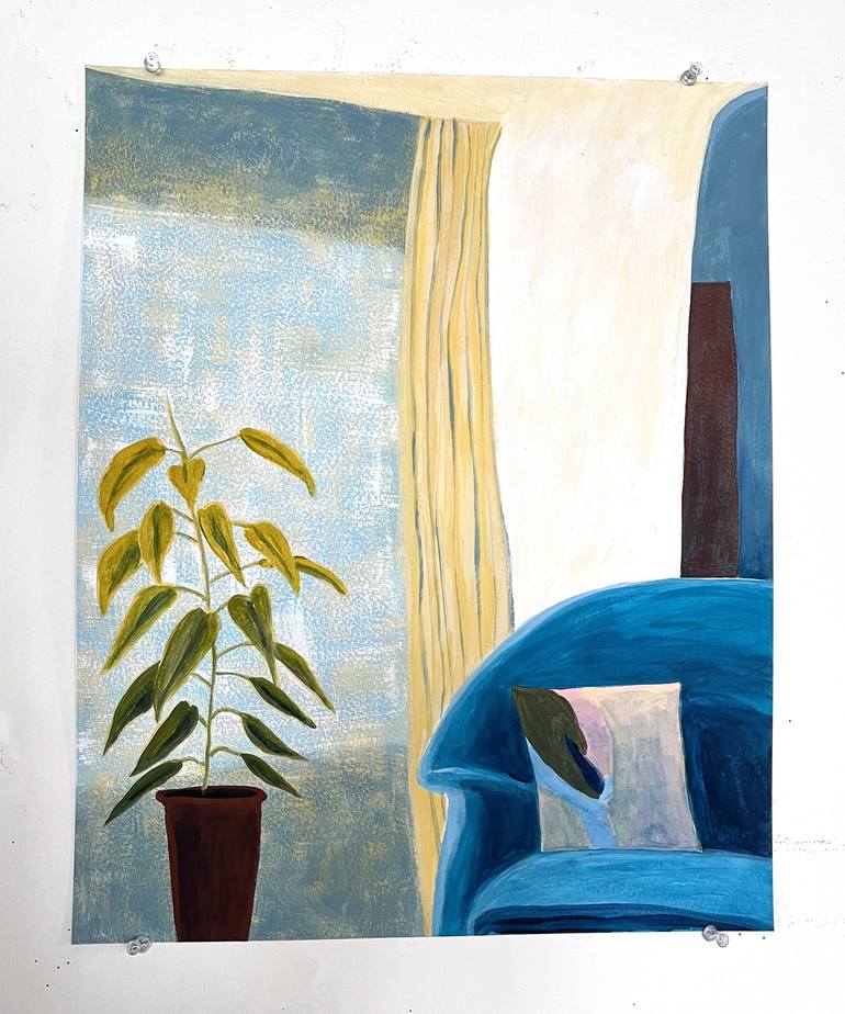 Original Interiors Painting by Michael Pfleghaar