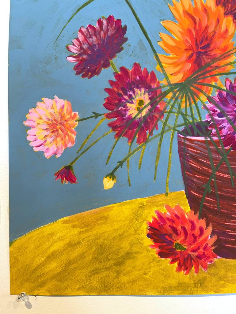 Original Floral Painting by Michael Pfleghaar