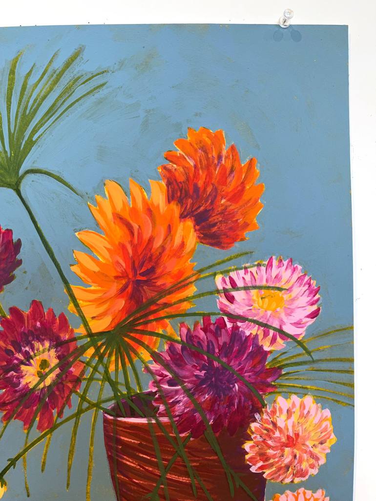 Original Floral Painting by Michael Pfleghaar