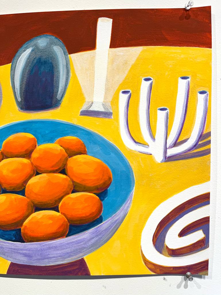 Original Abstract Still Life Painting by Michael Pfleghaar