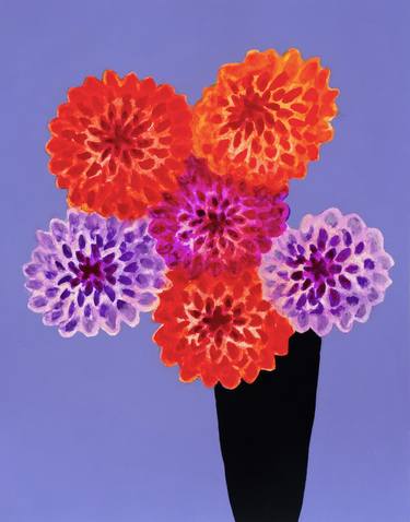 Original Floral Paintings by Michael Pfleghaar