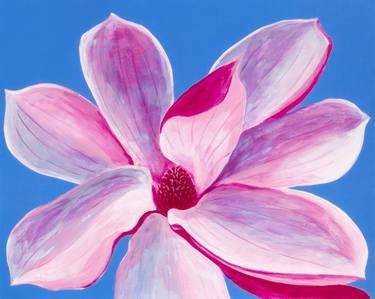 Original Abstract Floral Paintings by Michael Pfleghaar