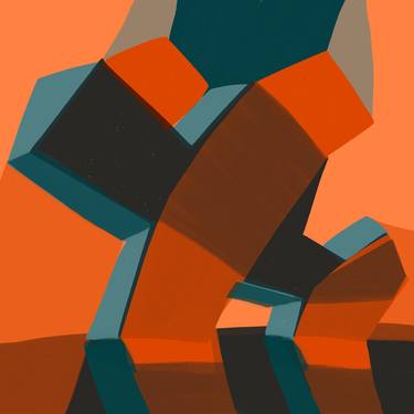 Original Cubism Abstract Digital by Michael Pfleghaar
