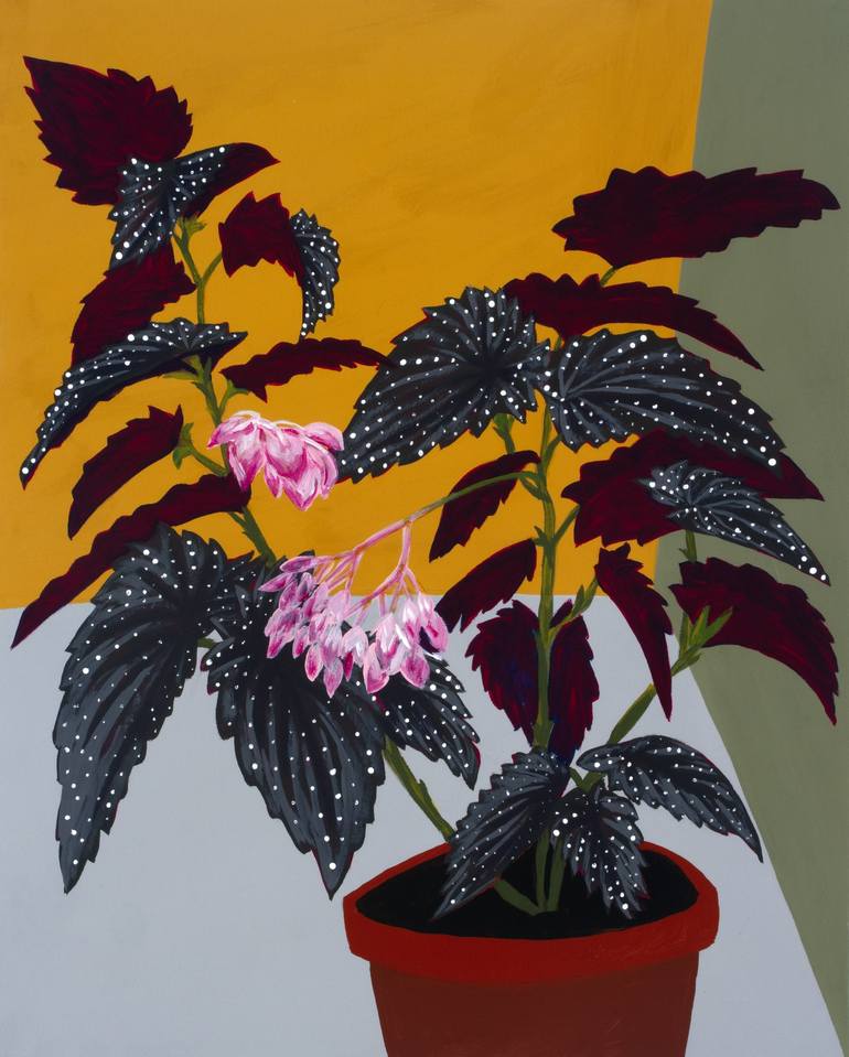 Print of Abstract Botanic Paintings by Michael Pfleghaar