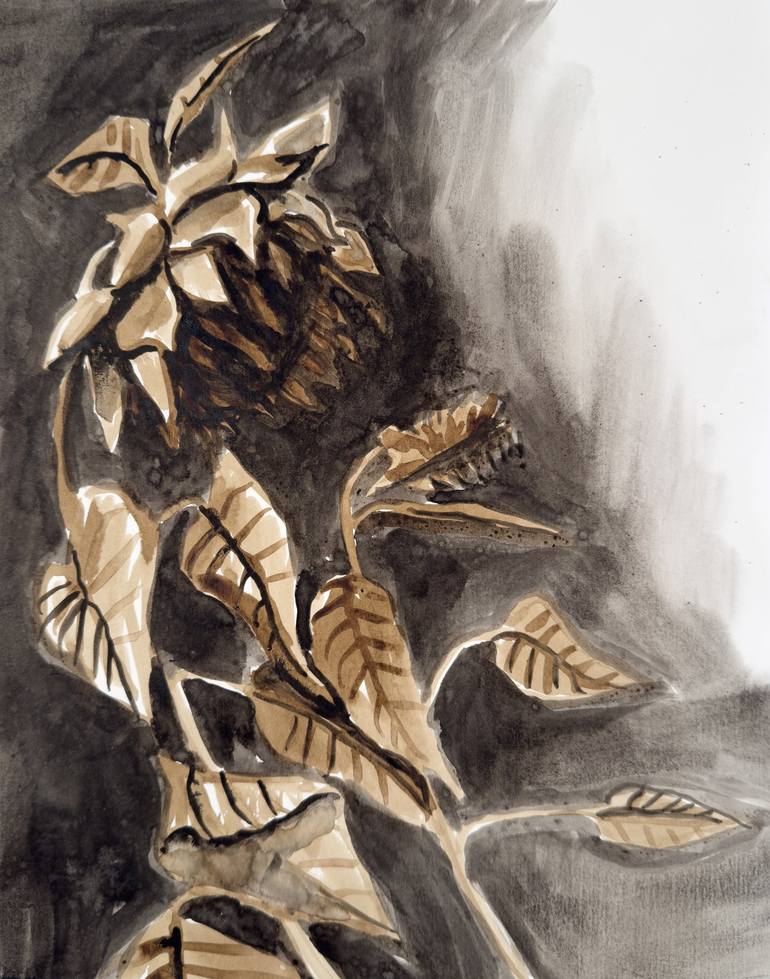 Print of Abstract Botanic Paintings by Michael Pfleghaar