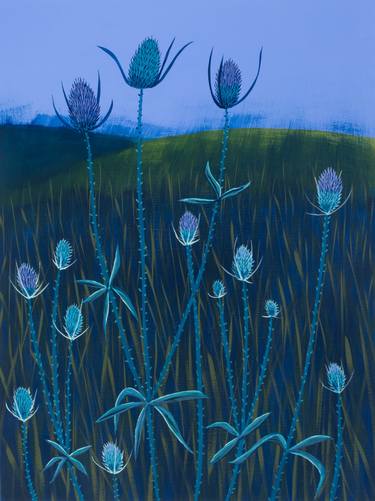Original Abstract Landscape Painting by Michael Pfleghaar