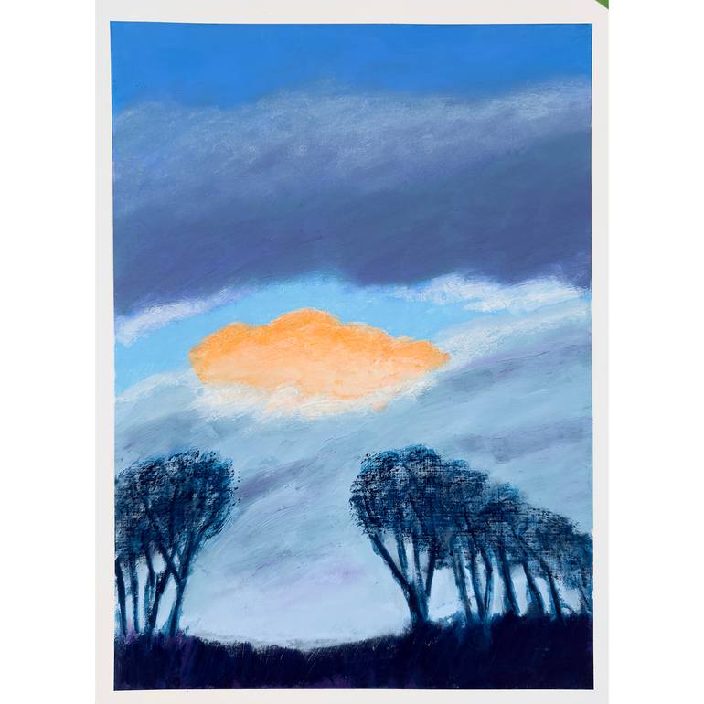 Original Abstract Landscape Painting by Michael Pfleghaar
